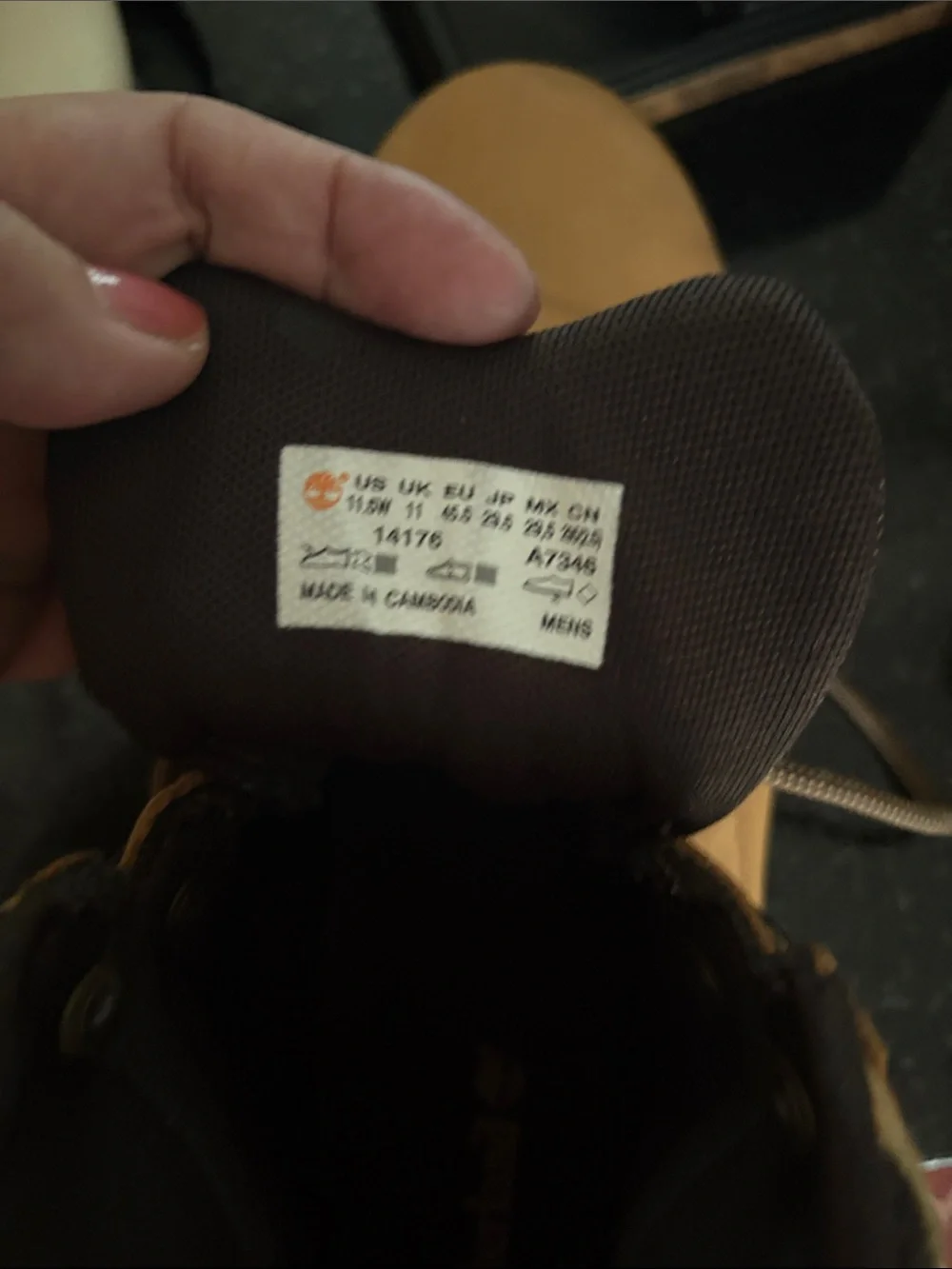Timberland Brown/Tan Lace-Up Hiking Work Boots